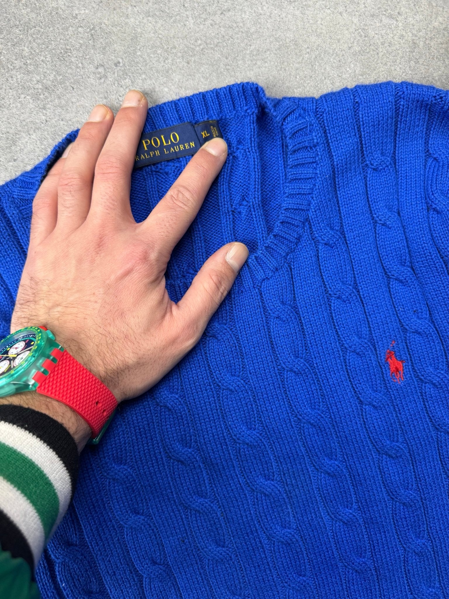 Maglione Cable Knit Vintage Ralph Lauren (XL Donna) - Barrique Vintage Shop
