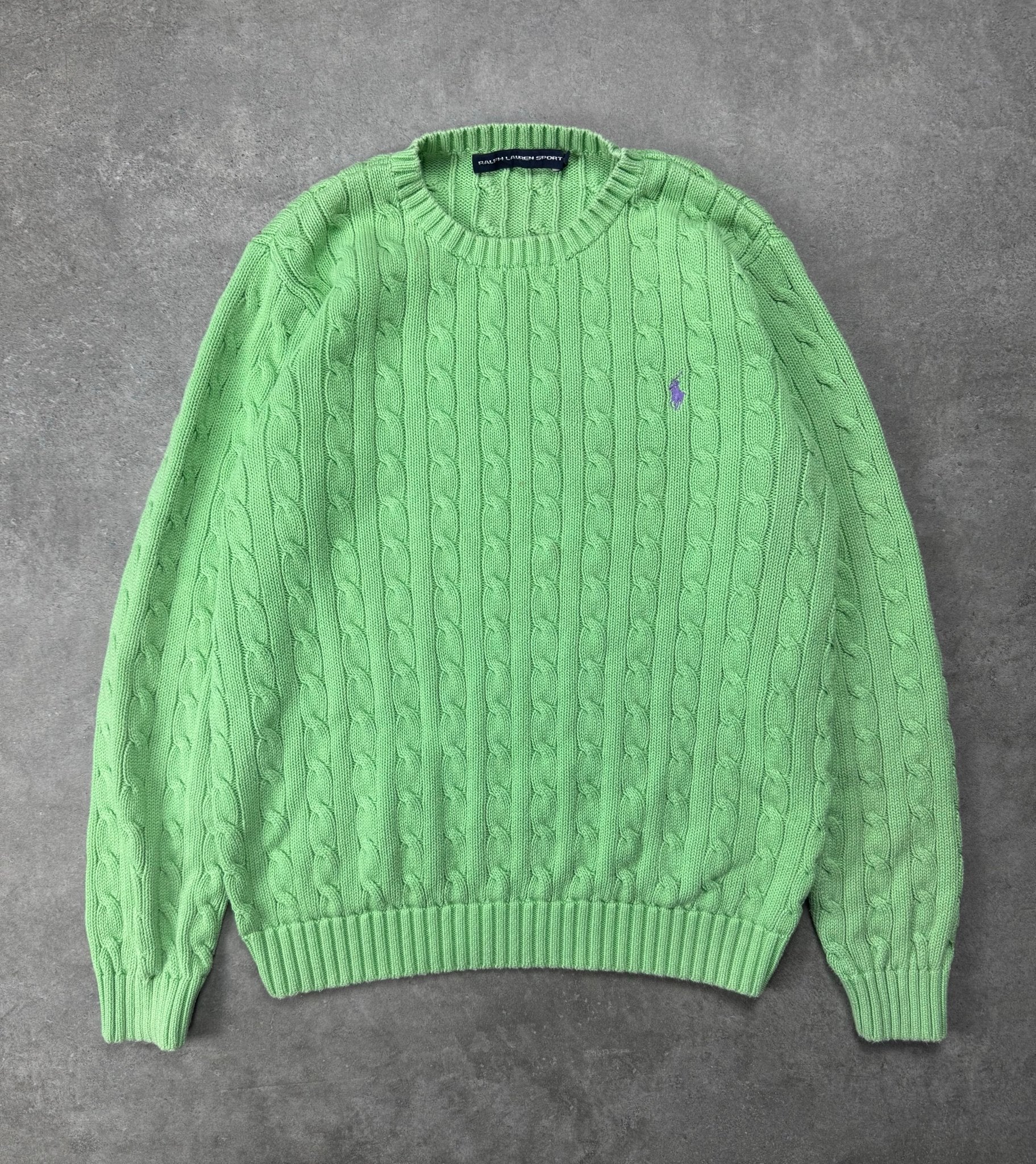 Maglione Cable Knit Vintage Ralph Lauren (XL Donna) - Barrique Vintage Shop