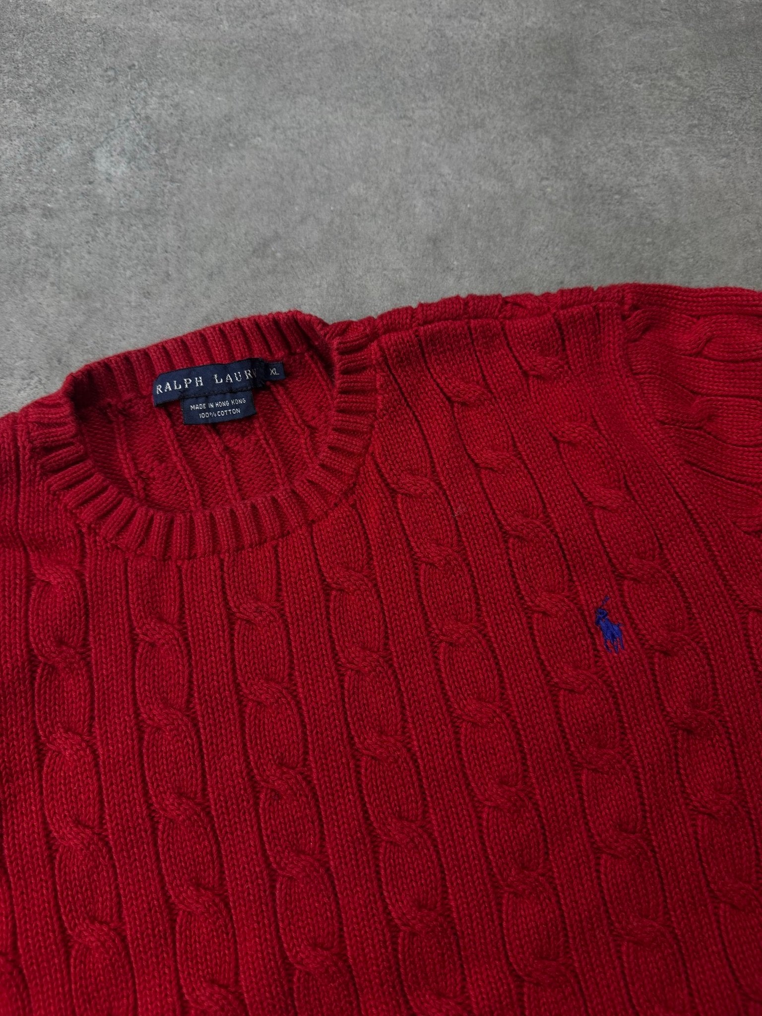 Maglione Cable Knit Vintage Ralph Lauren (XL Donna) - Barrique Vintage Shop