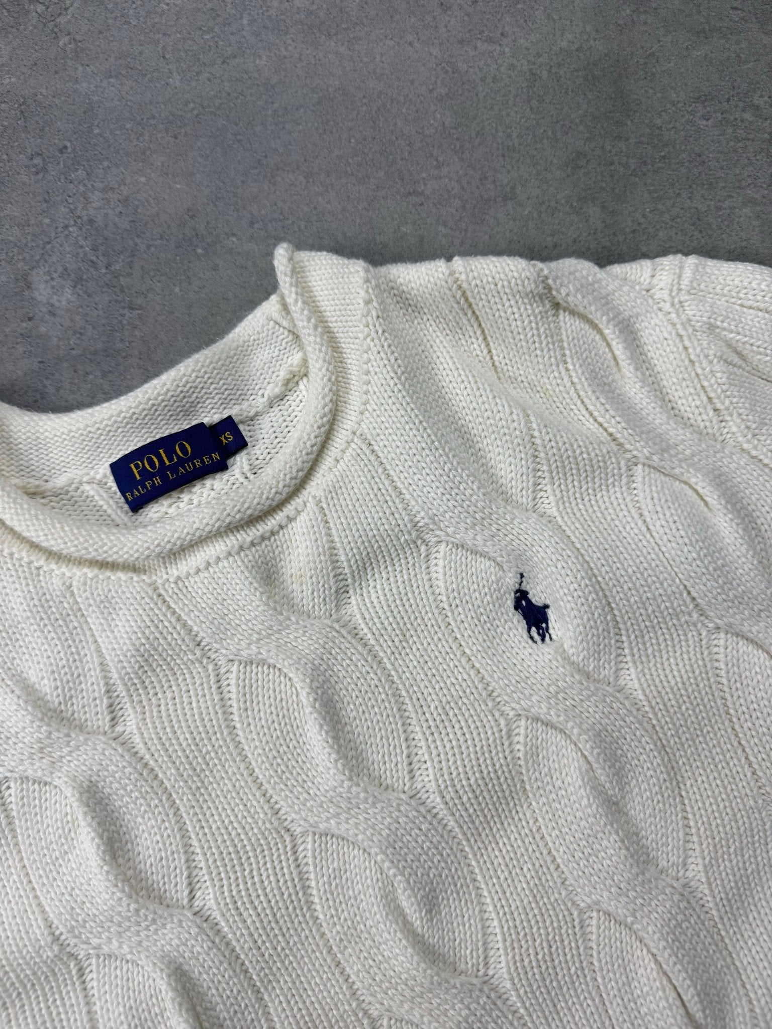 Maglione Cable Knit Vintage Ralph Lauren (XS Donna) - Barrique Vintage Shop