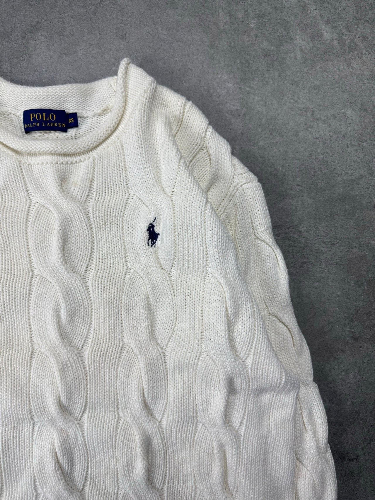 Maglione Cable Knit Vintage Ralph Lauren (XS Donna) - Barrique Vintage Shop
