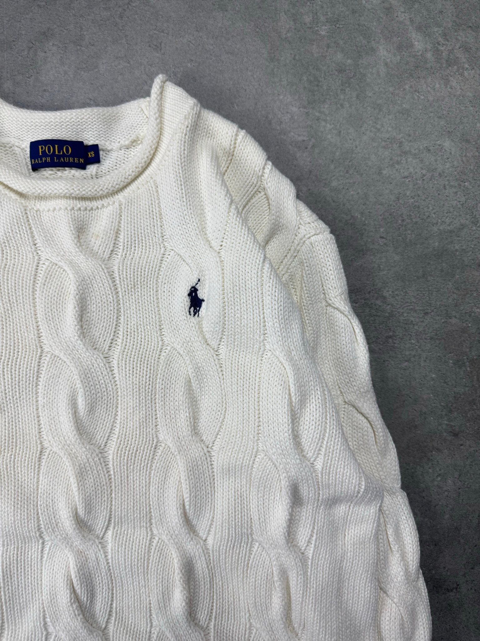 Maglione Cable Knit Vintage Ralph Lauren (XS Donna) - Barrique Vintage Shop