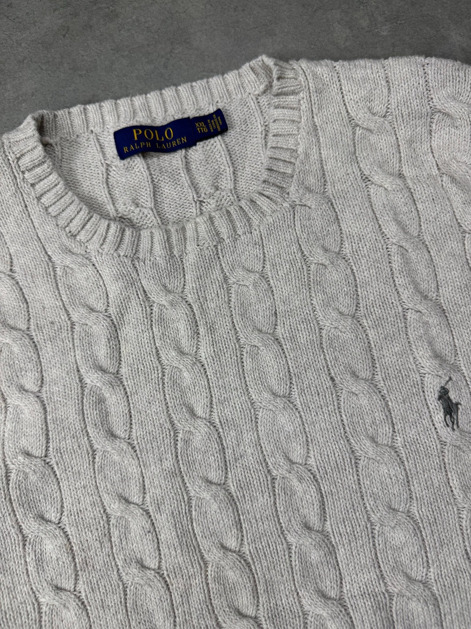 Maglione Cable Knit Vintage Ralph Lauren (XXL) - Barrique Vintage Shop