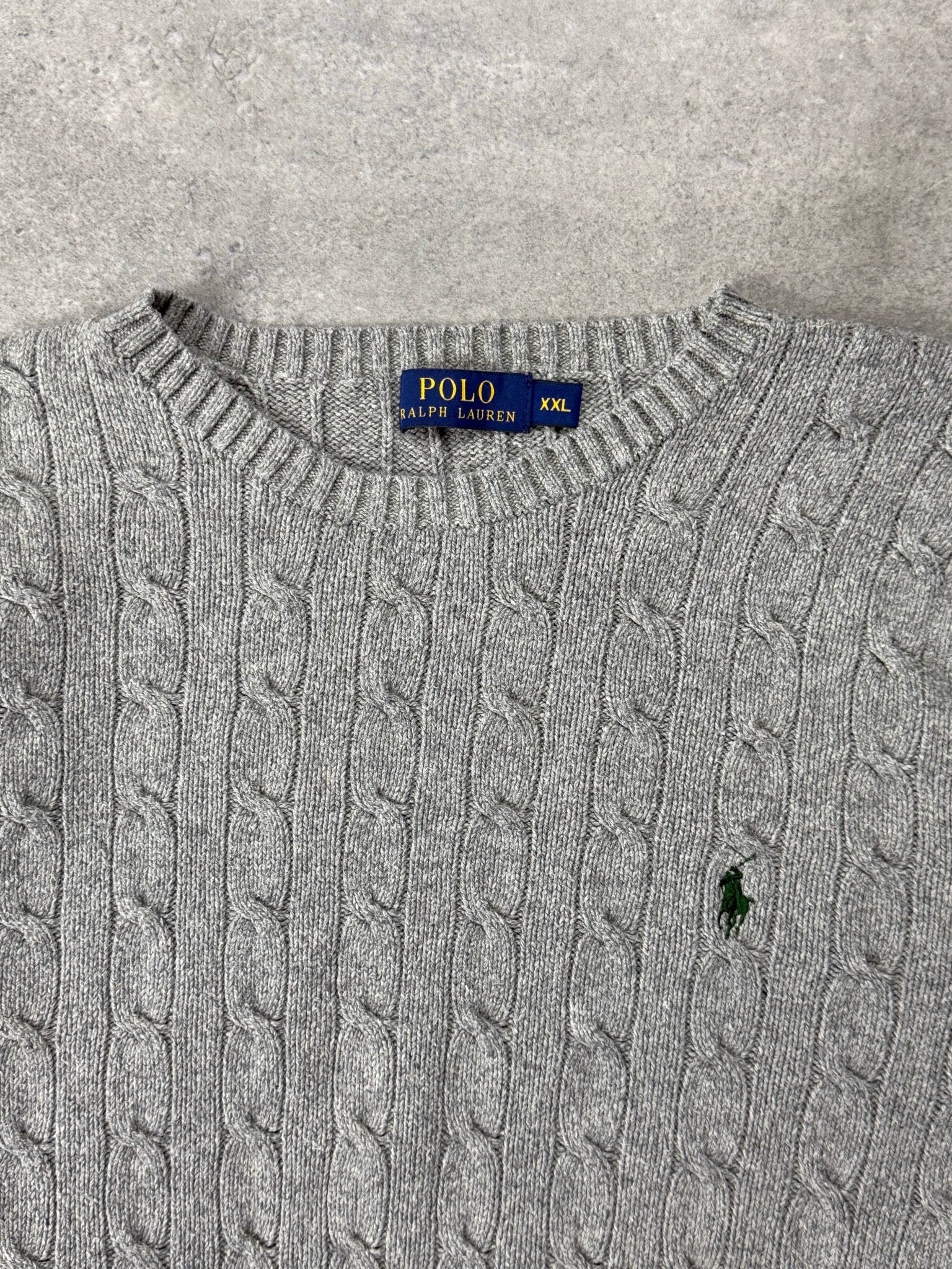 Maglione Cable Knit Vintage Ralph Lauren (XXL) - Barrique Vintage Shop