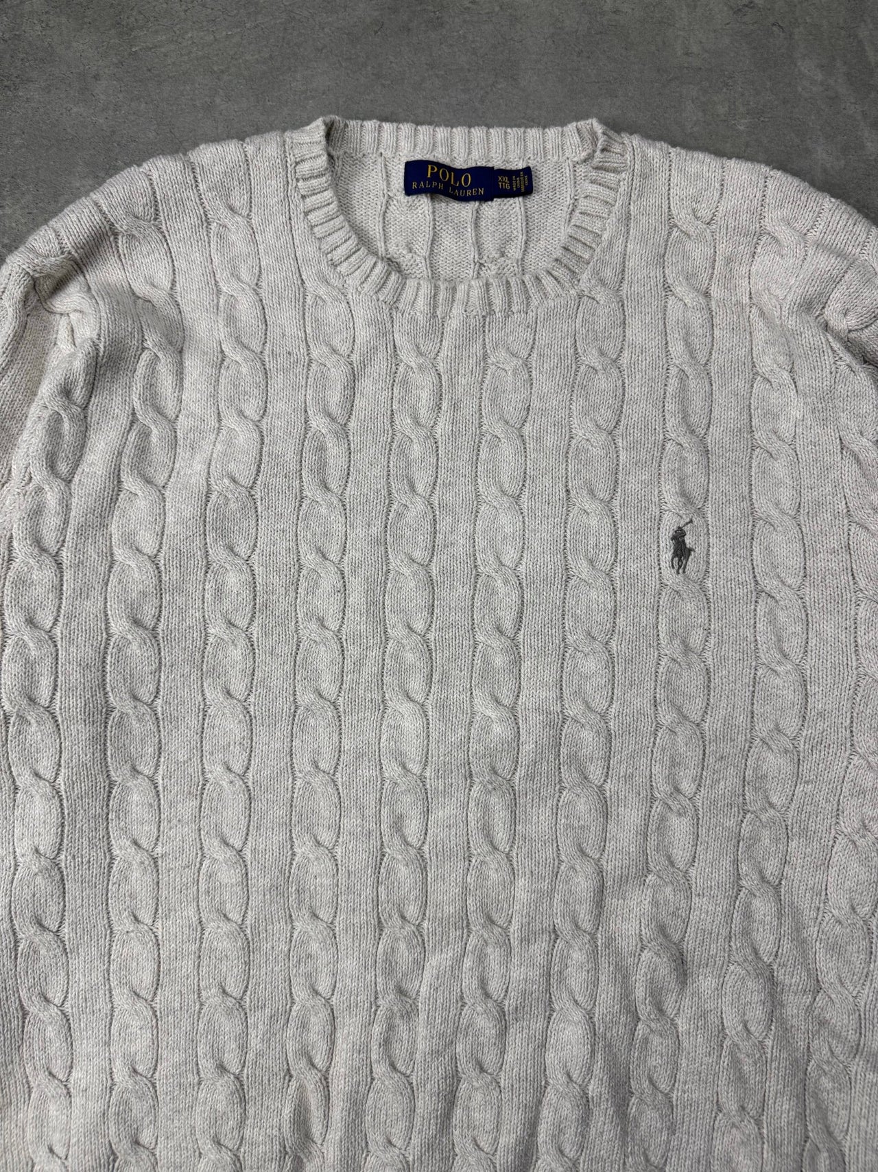 Maglione Cable Knit Vintage Ralph Lauren (XXL) - Barrique Vintage Shop