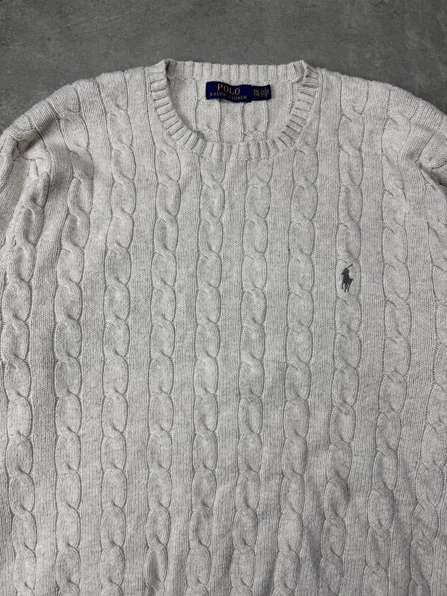 Maglione Cable Knit Vintage Ralph Lauren (XXL) - Barrique Vintage Shop
