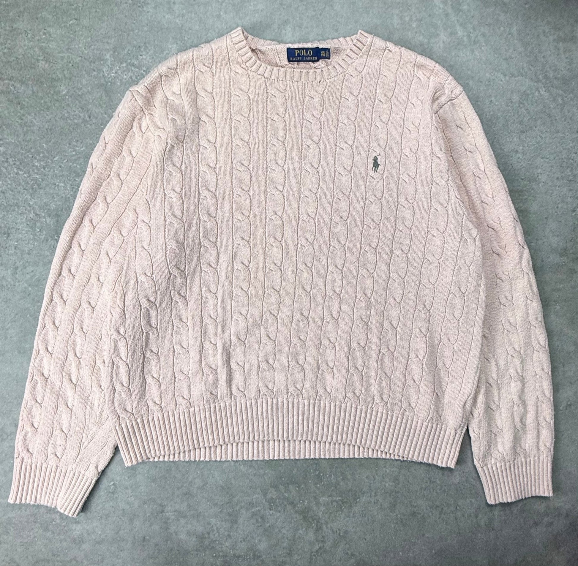 Maglione Cable Knit Vintage Ralph Lauren (XXL) - Barrique Vintage Shop