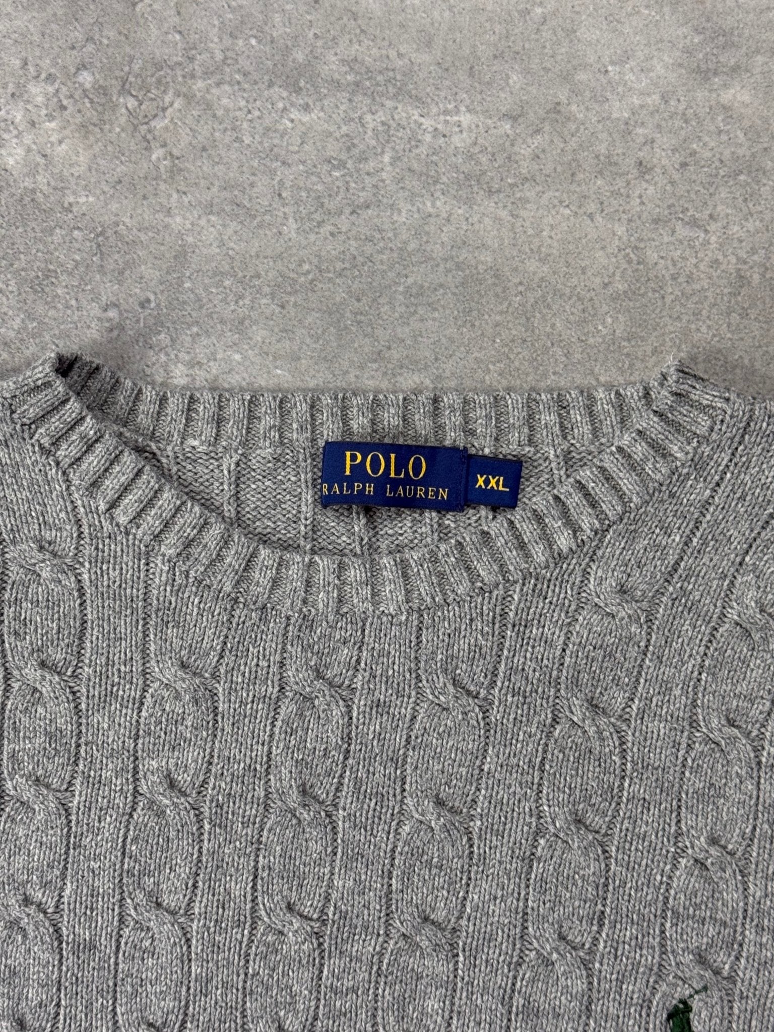 Maglione Cable Knit Vintage Ralph Lauren (XXL) - Barrique Vintage Shop