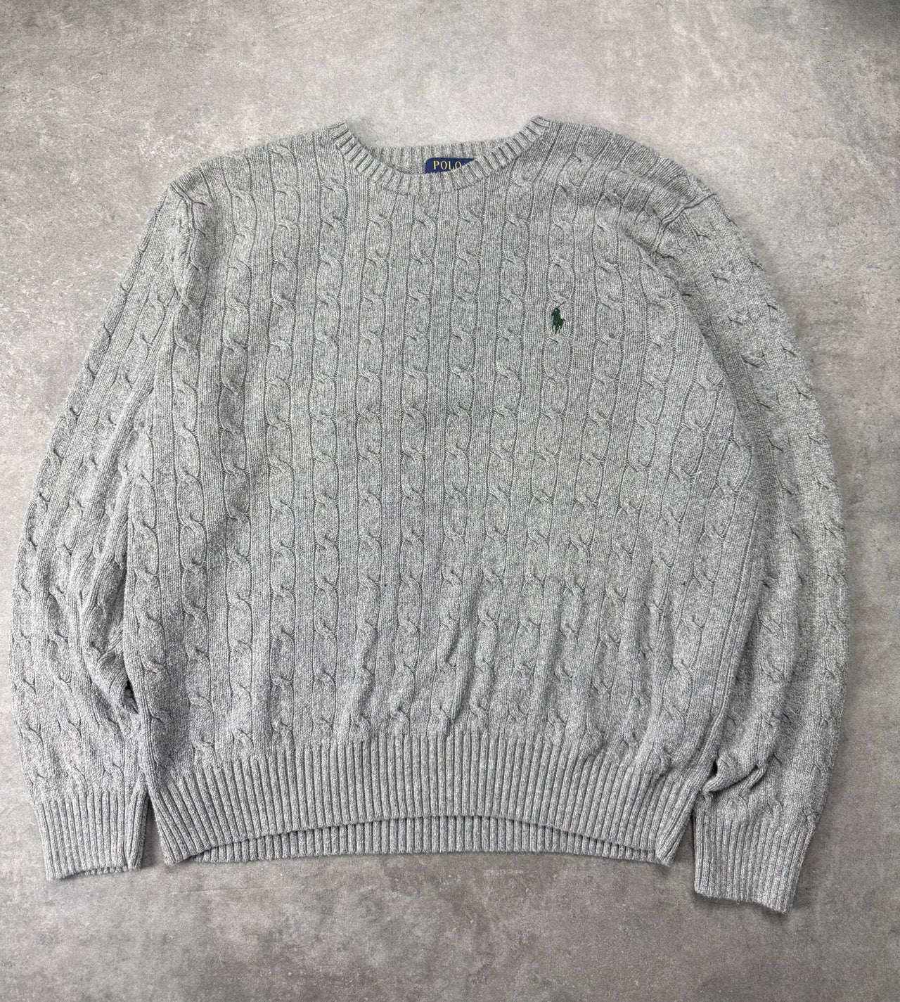 Maglione Cable Knit Vintage Ralph Lauren (XXL) - Barrique Vintage Shop