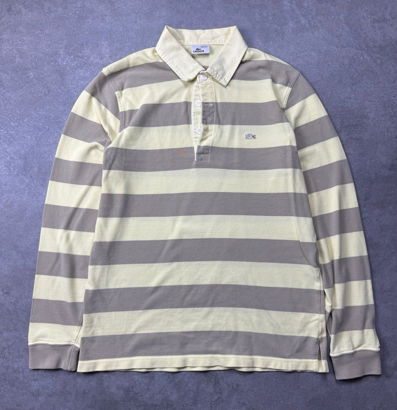 Polo Vintage Lacoste a manica lunga (M) - Barrique Vintage Shop