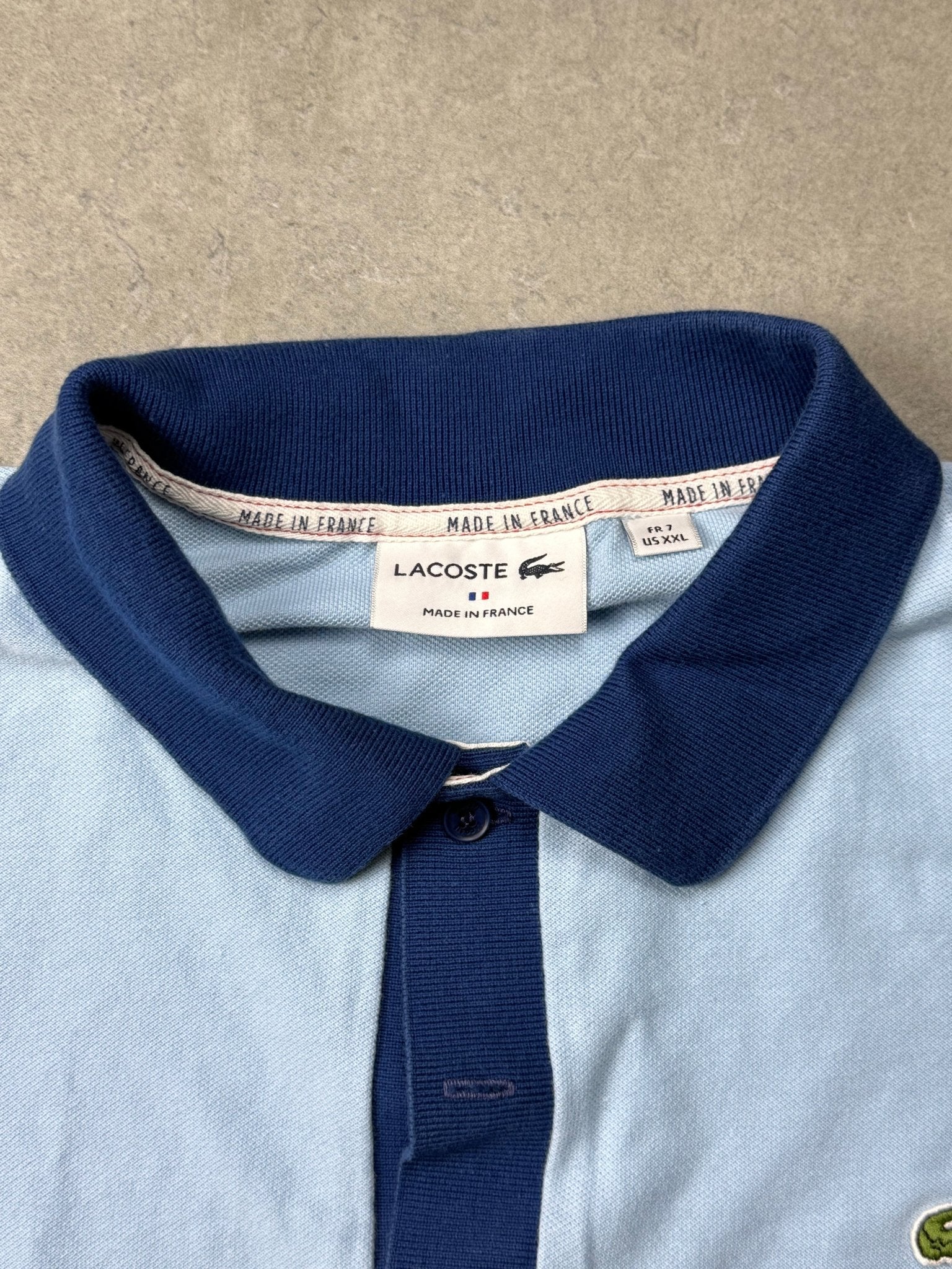 Polo Vintage Lacoste Made in France (XL) - Barrique Vintage Shop