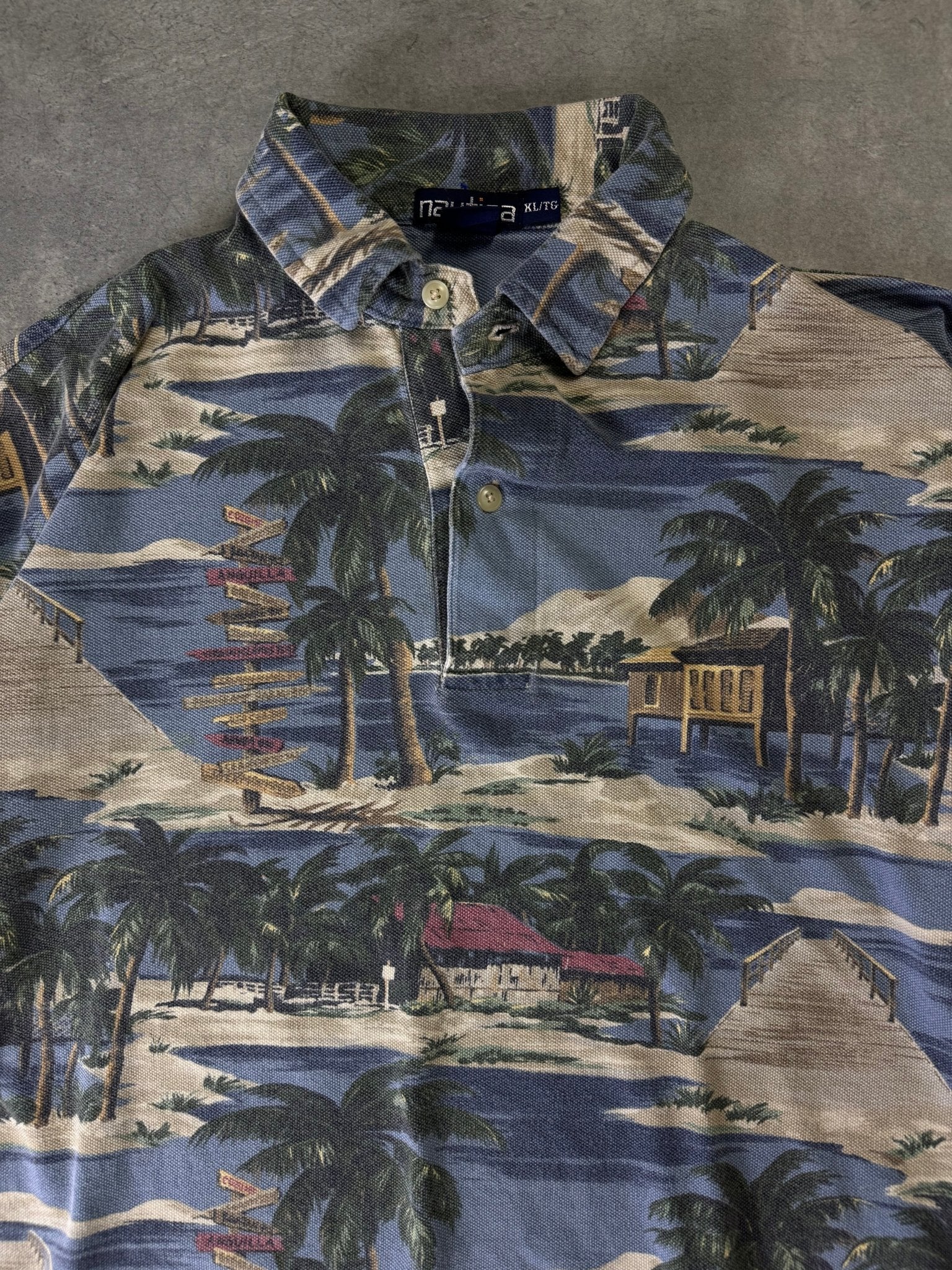 Polo Vintage Nautica (XL) - Barrique Vintage Shop